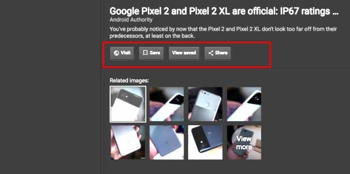 Google removes view image button from search making it harder to steal pictures